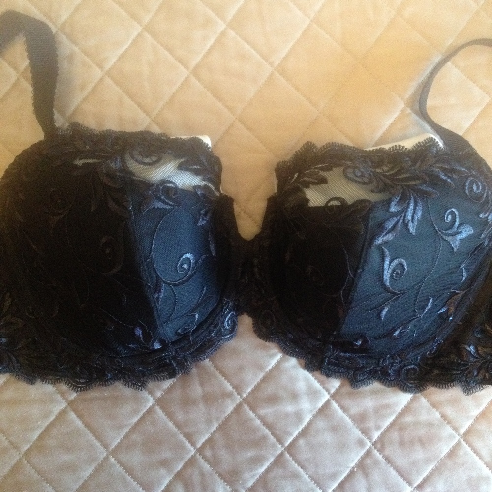 Soma Black Lace Bra